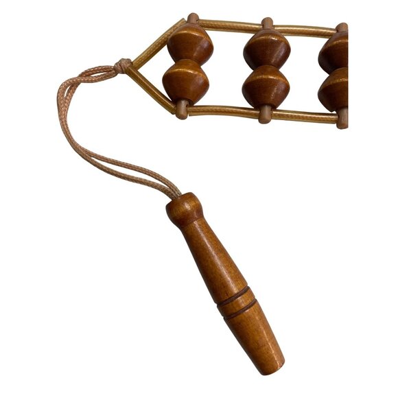 Wooden Back Shoulder Roller Back Massage Tool - Picture 3 of 4